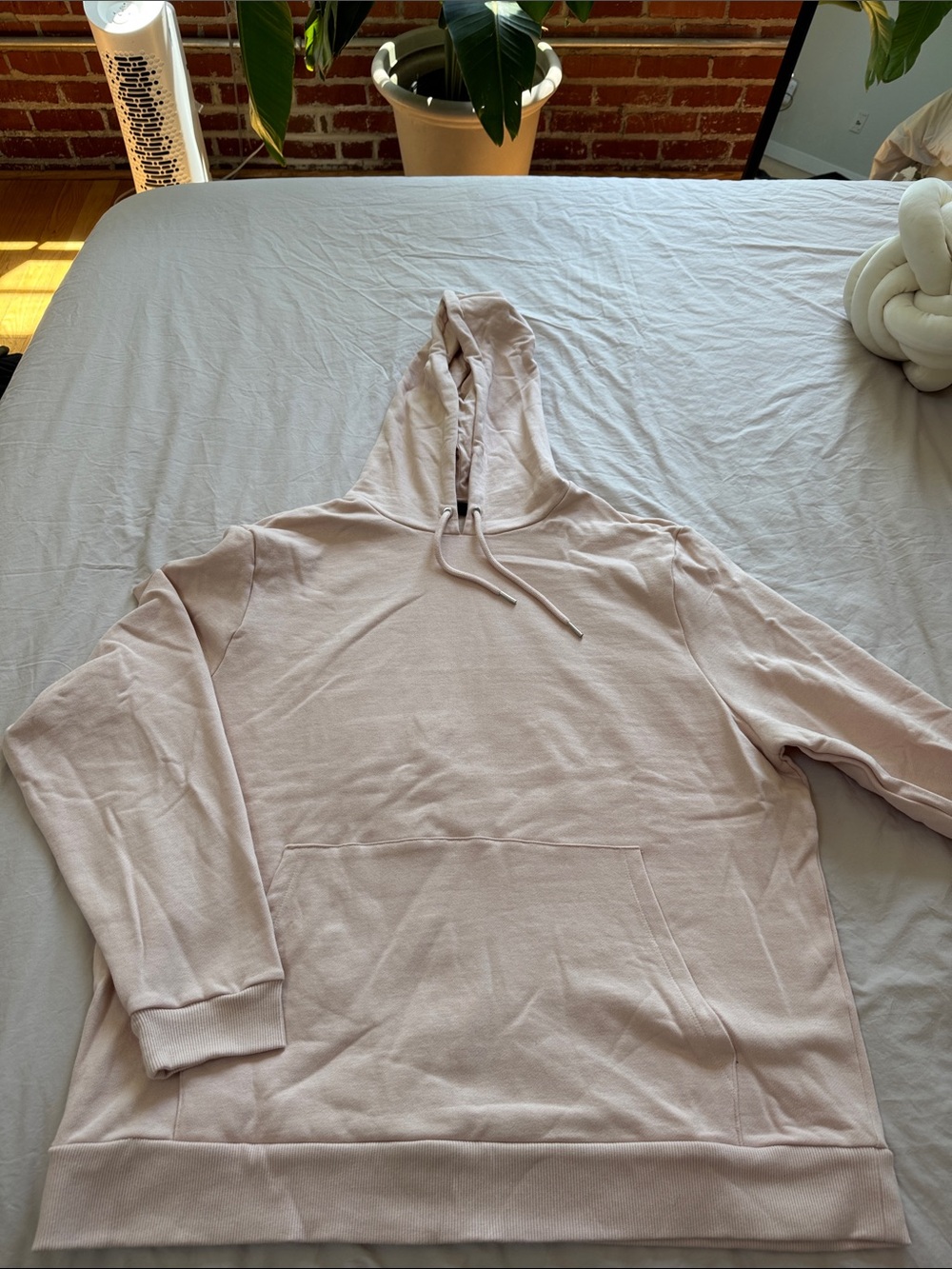 ASOS Light Pink Hoodie Sweatshirt